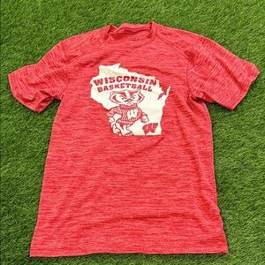 Augusta Sportswear Wisconsin Badgers Basketball Tshirt